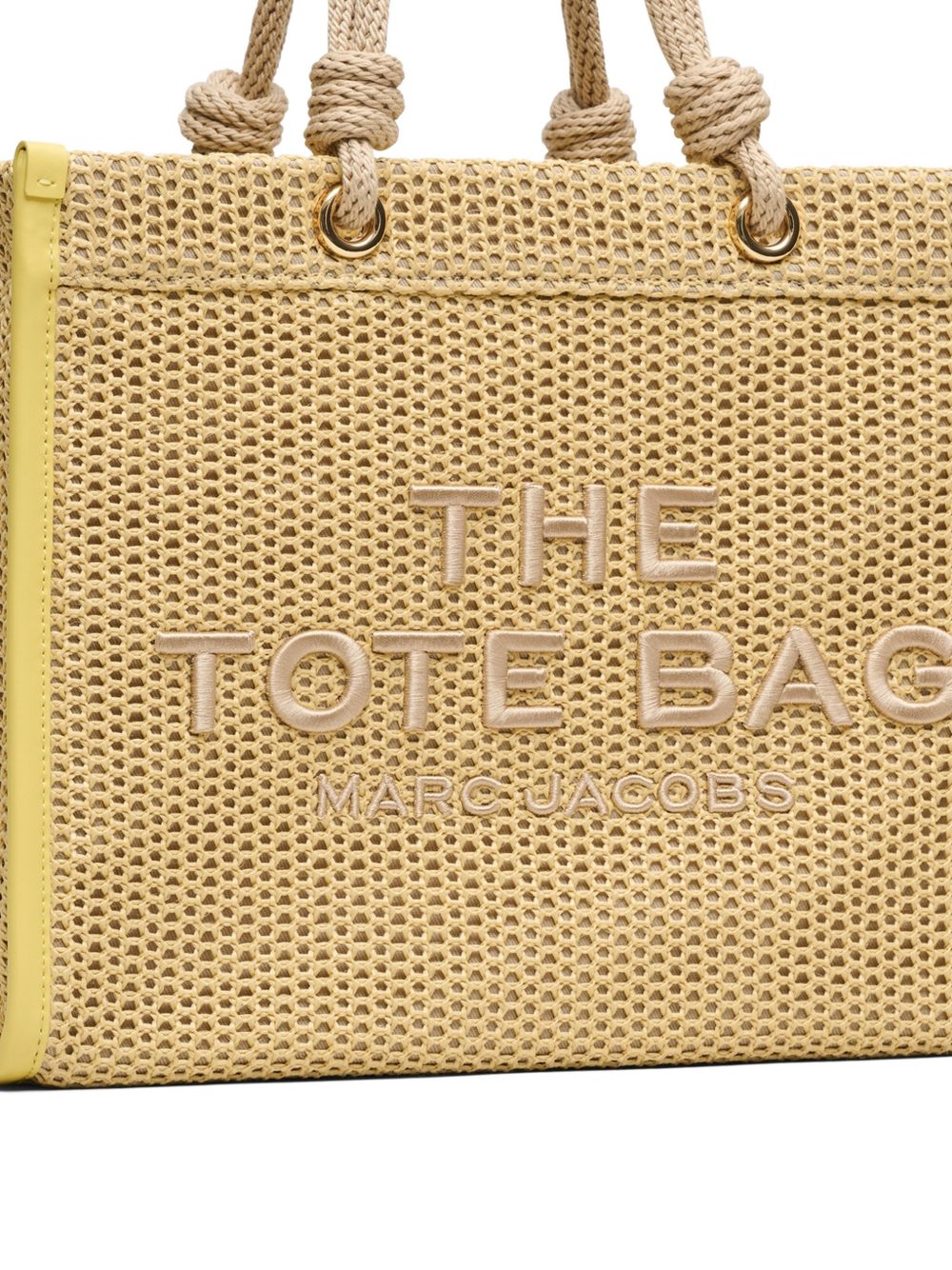 MARC JACOBS Borsa The Woven Rope Small in corda intrecciata con logo