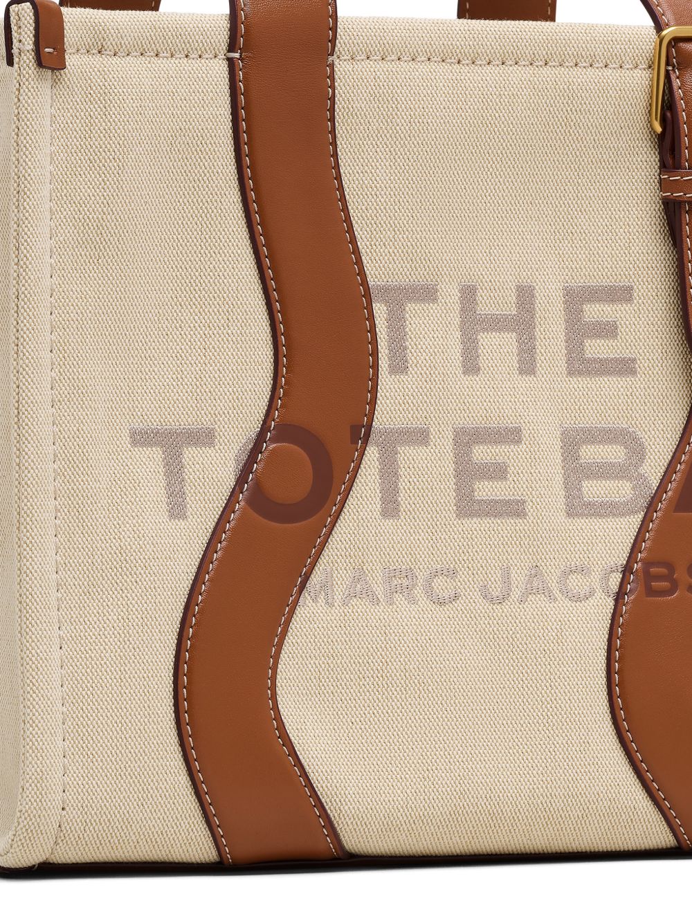 MARC JACOBS The Wavy Canvas Medium Tote Bag in tela
