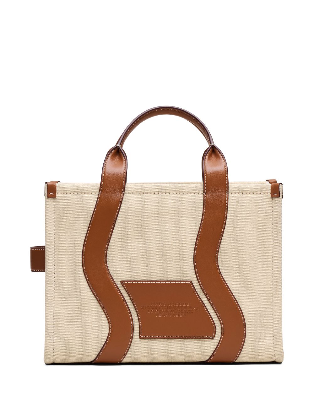 MARC JACOBS The Wavy Canvas Medium Tote Bag in tela