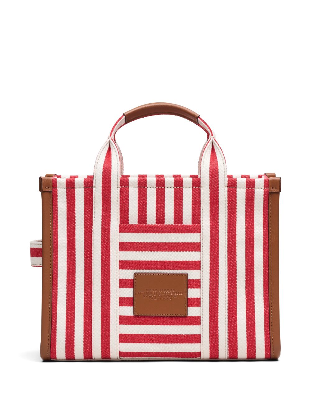 MARC JACOBS The Stripe Canvas Medium Tote Bag a righe