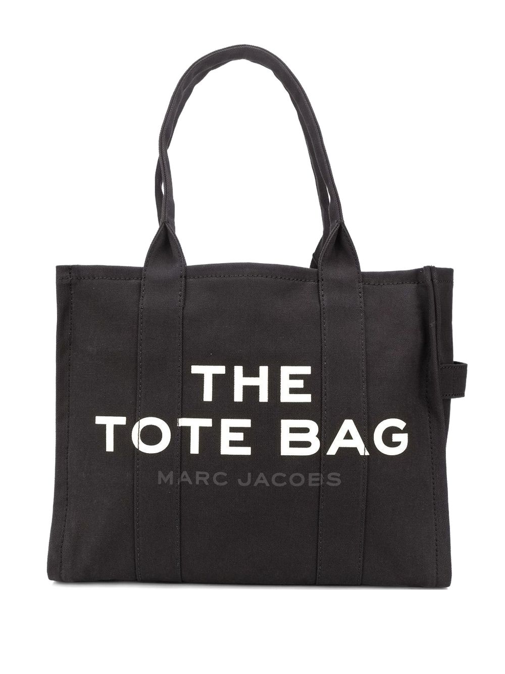 MARC JACOBS Borsa shopping tote nera con logo