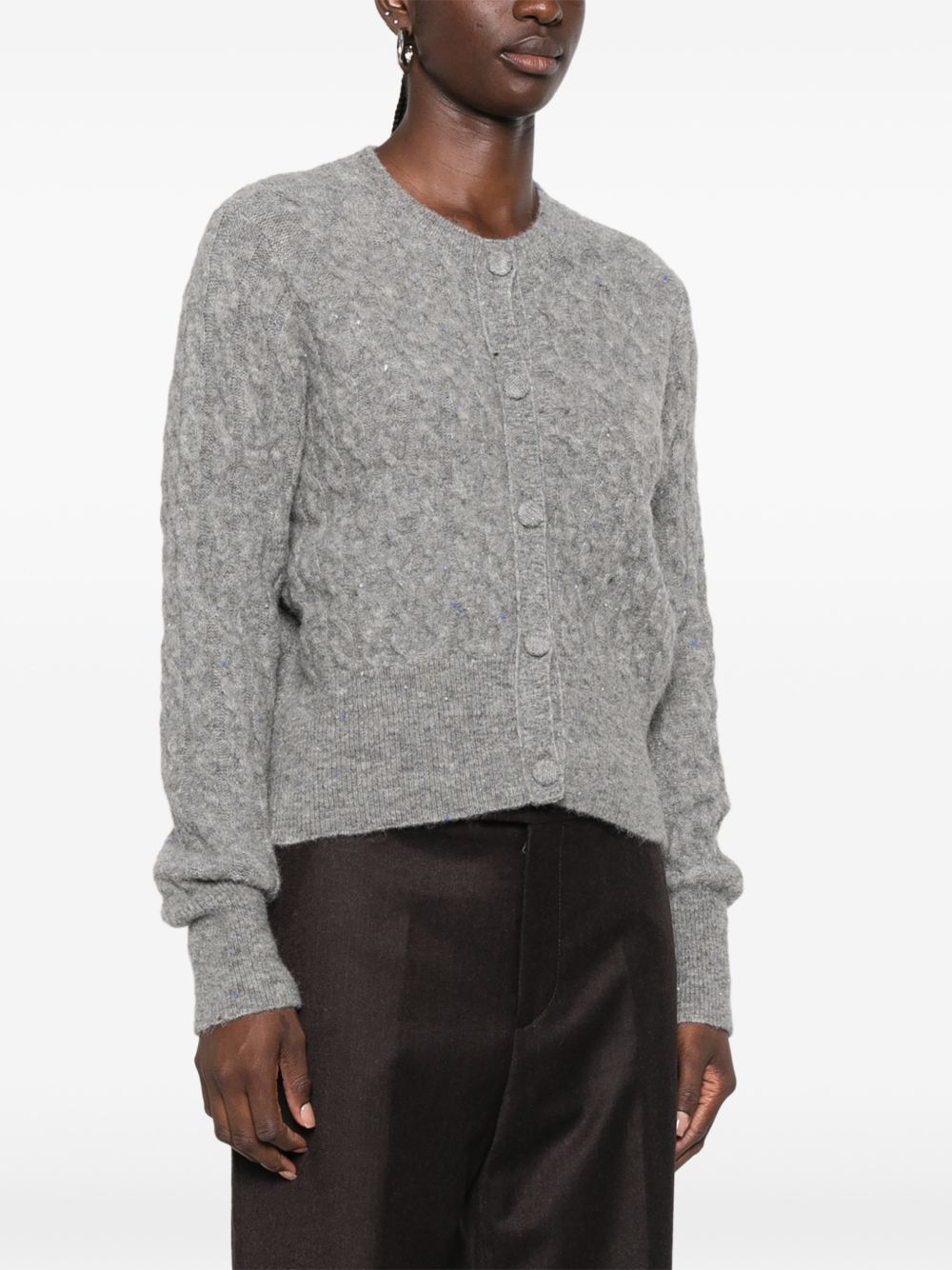 MARELLA Cardigan Certa grigio in misto alpaca