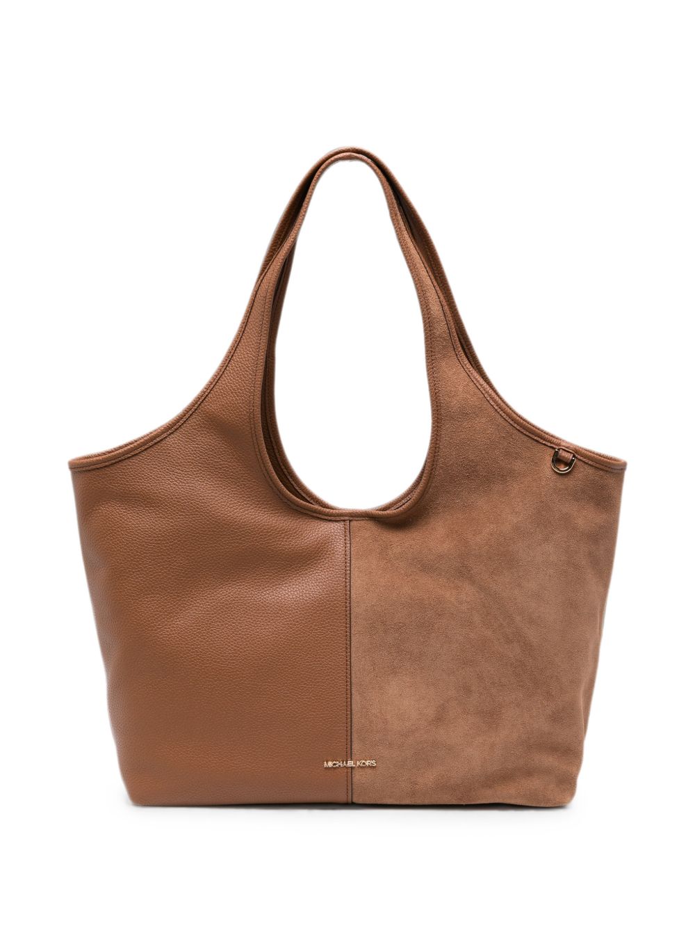 MICHAEL KORS Borsa shopping con doppia texture pelle liscia e suede