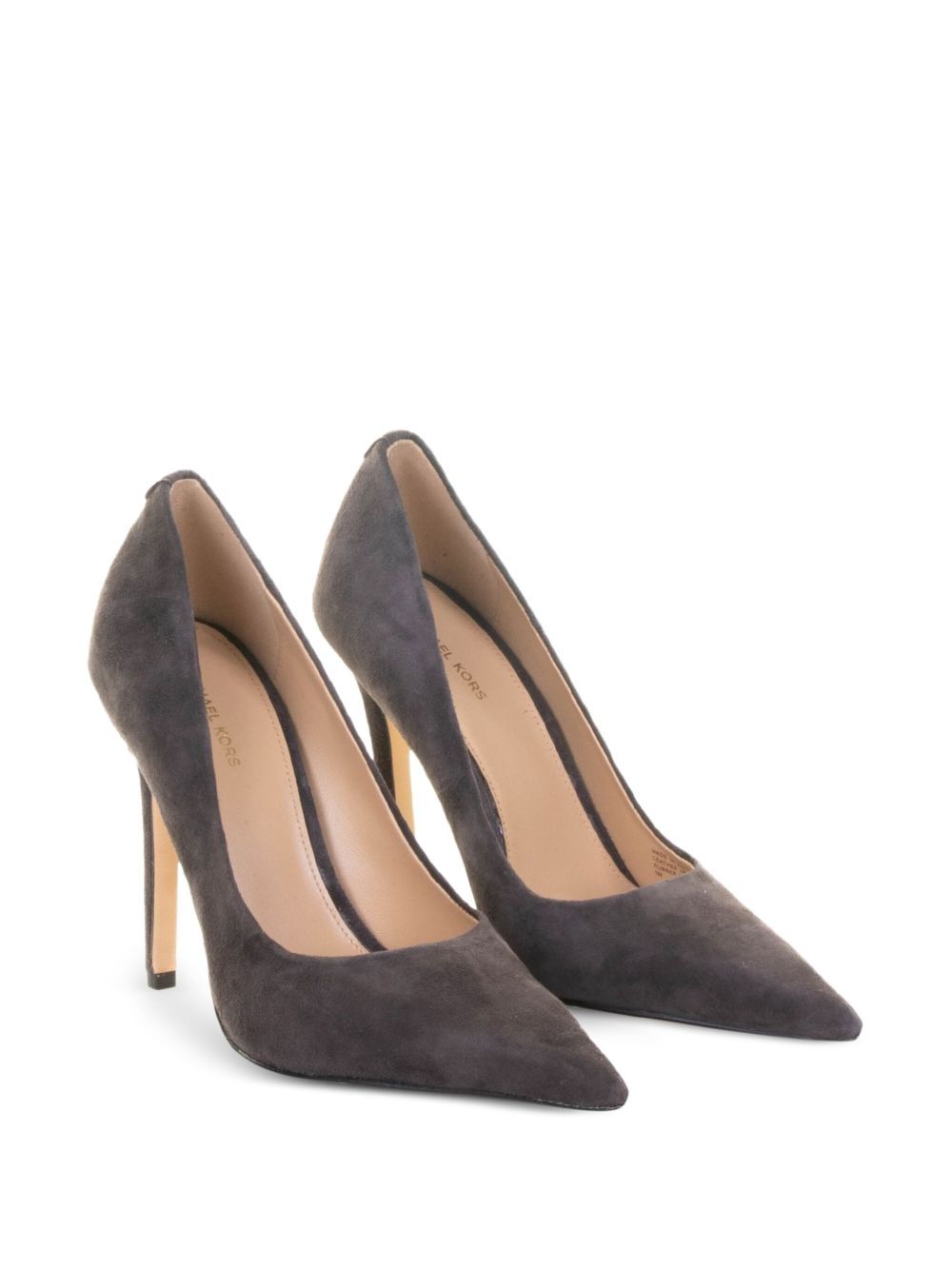 MICHAEL KORS Décolleté Elyse in pelle scamosciata marrone