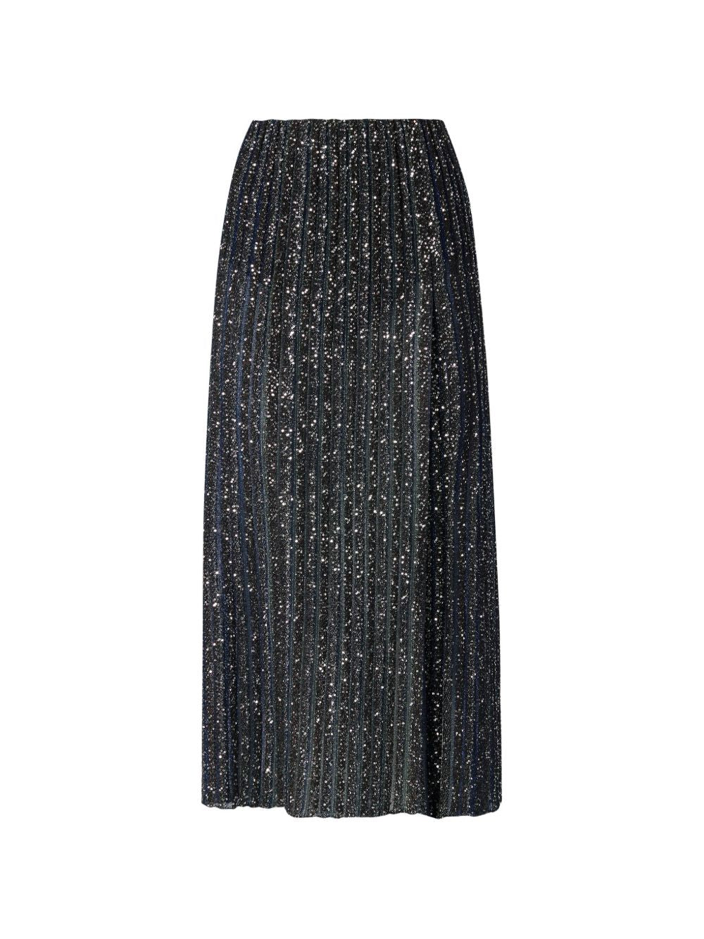MISSONI Gonna lunga con strass e spacco laterale