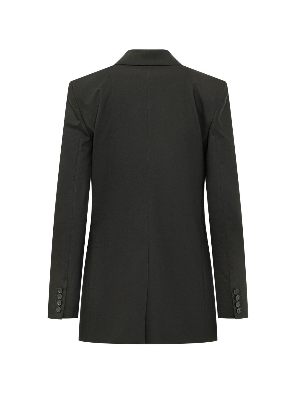 MSGM Blazer doppiopetto con tasche grigio scuro