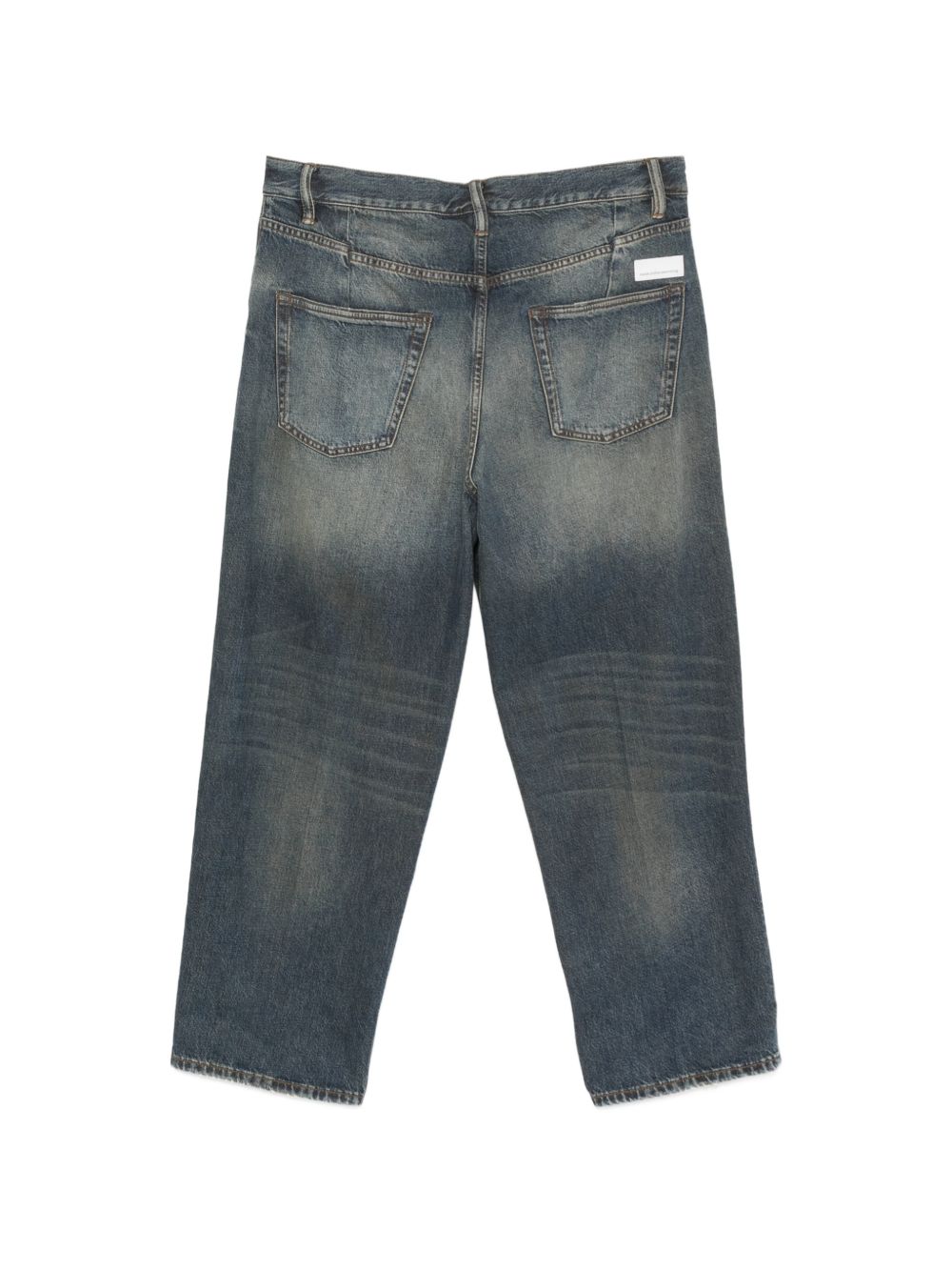 NINE IN THE MORNING Jeans Albert blu cenere con effetto wash