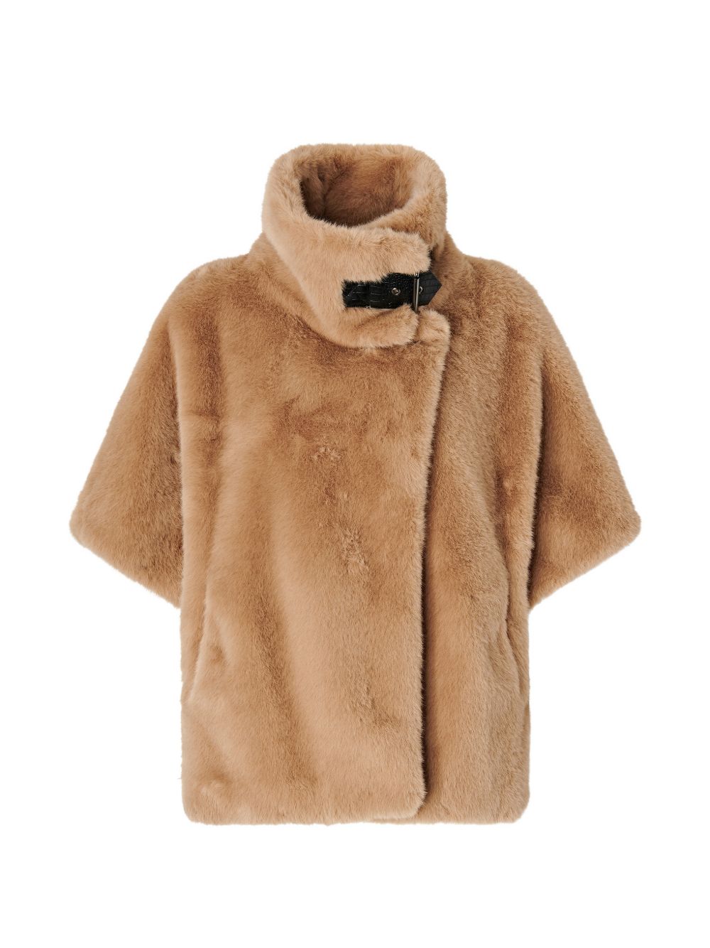 PINKO Cappa New Comodino in ecopelliccia beige