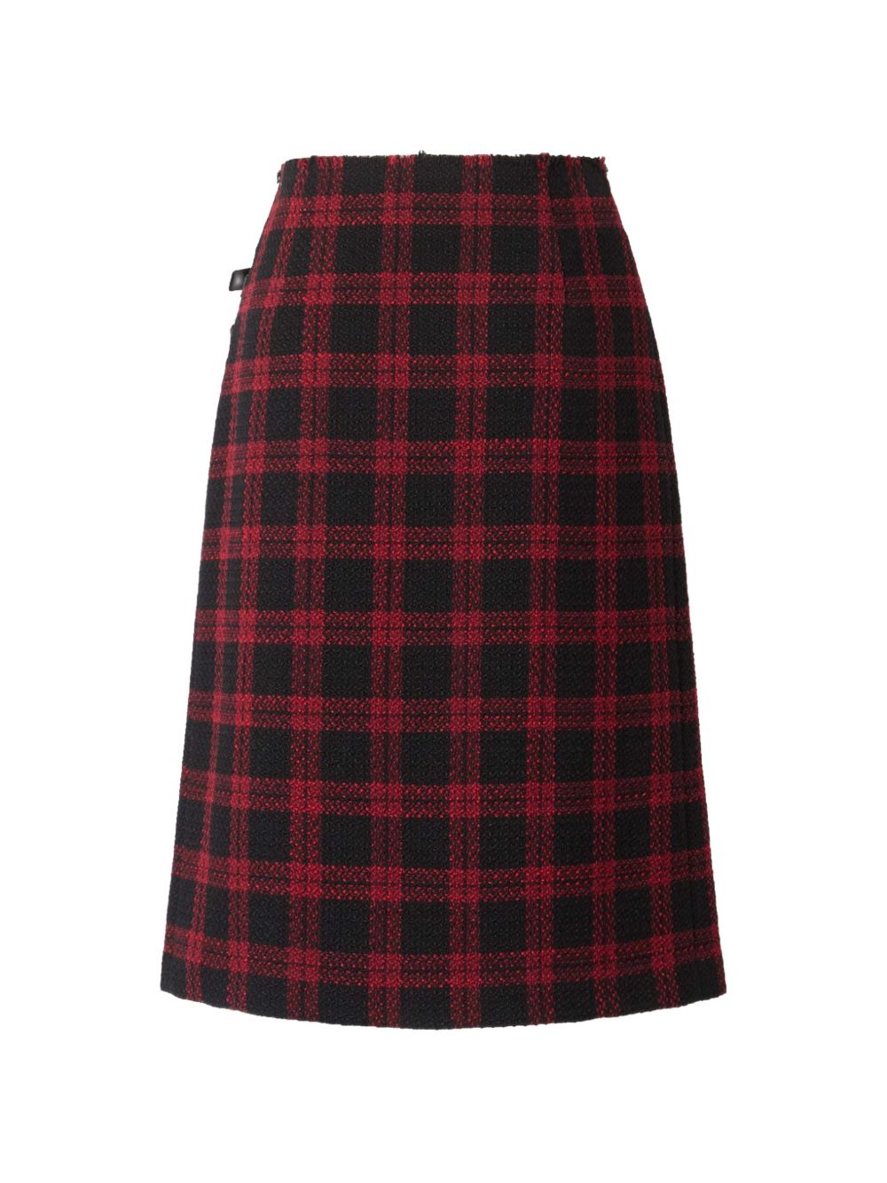 PINKO Gonna Griselina in tweed con chiusura asimmetrica