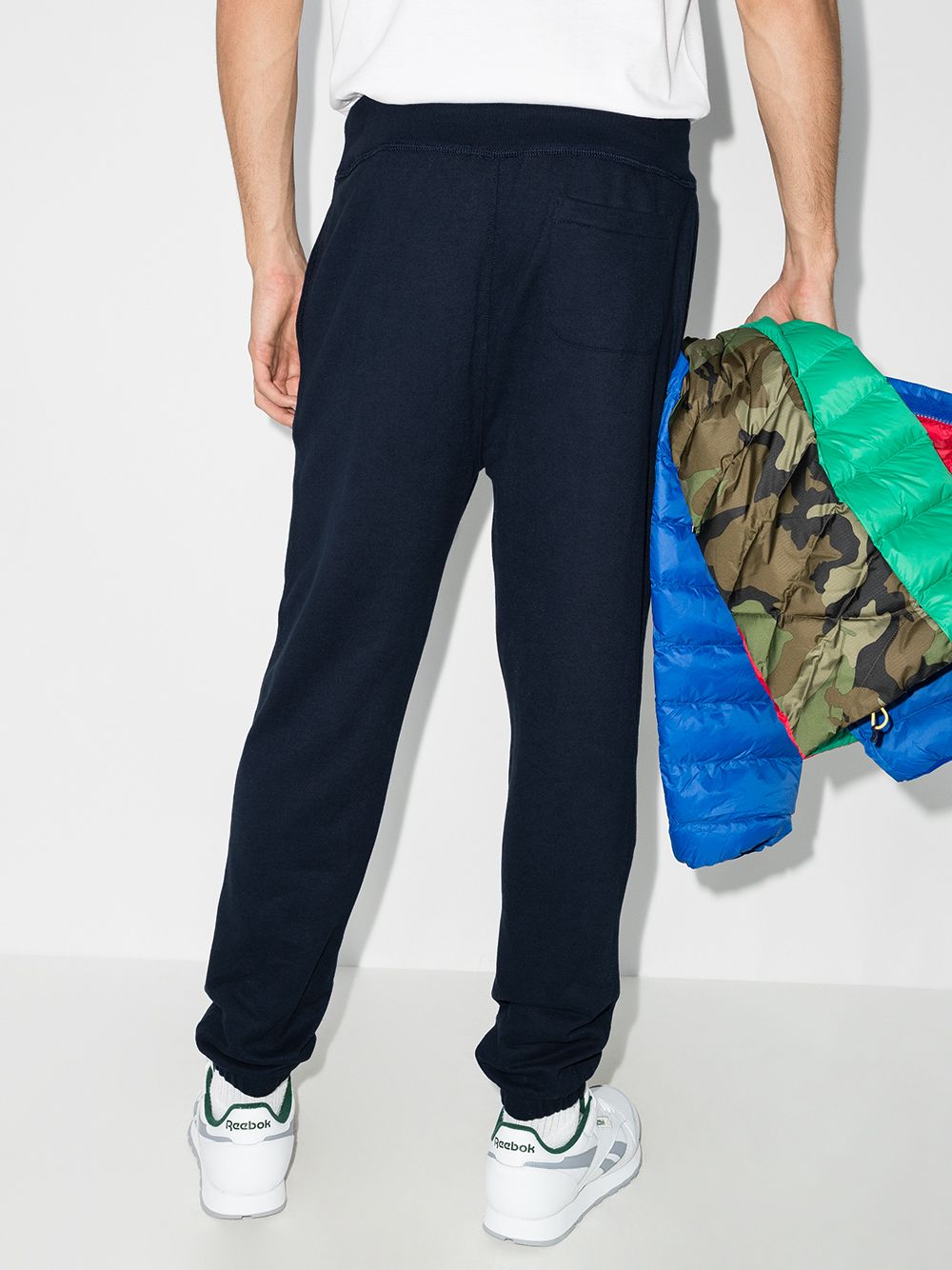 POLO RALPH LAUREN Pantaloni sportivi da uomo in cotone con coulisse in vita