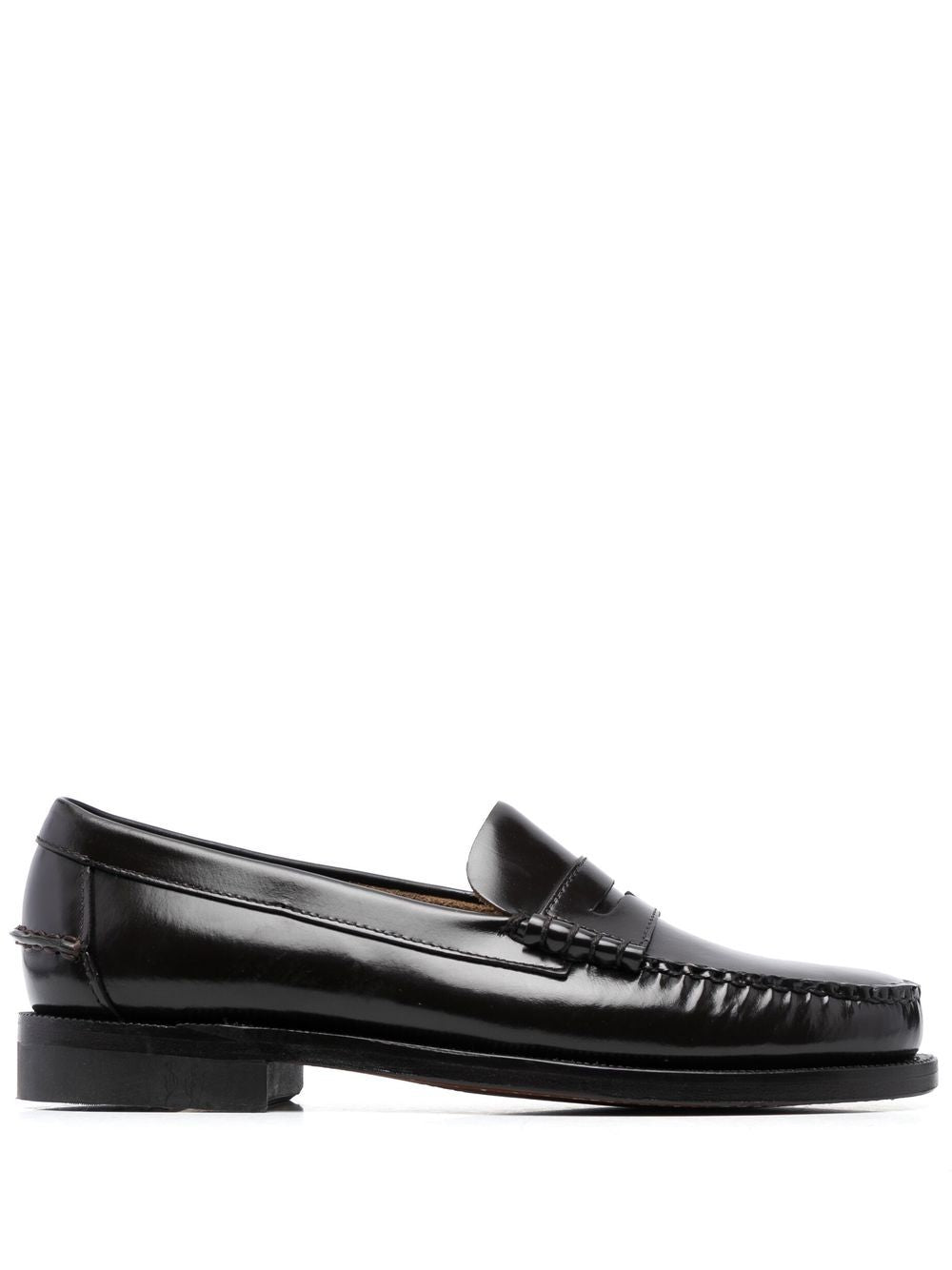 SEBAGO Mocassini Penny Loafer Dan in pelle marrone