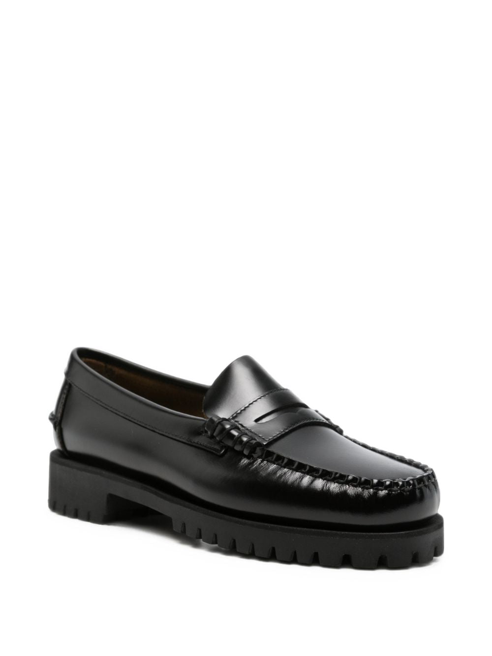 SEBAGO Dan Lug mocassini penny loafer in pelle con suola carrarmato