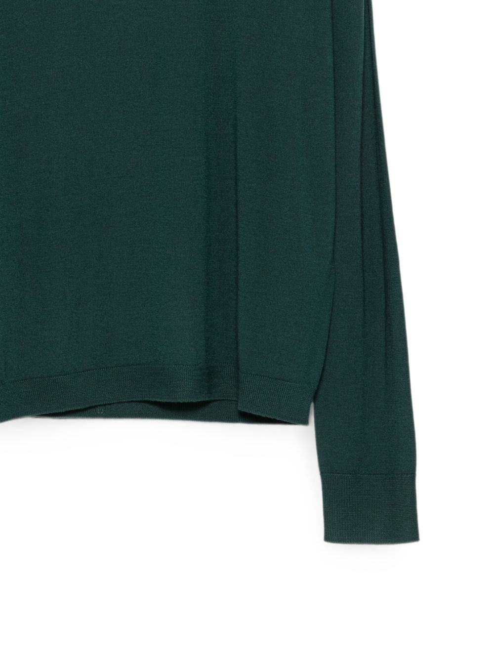 SEMICOUTURE Maglia Eden verde petrolio in lana