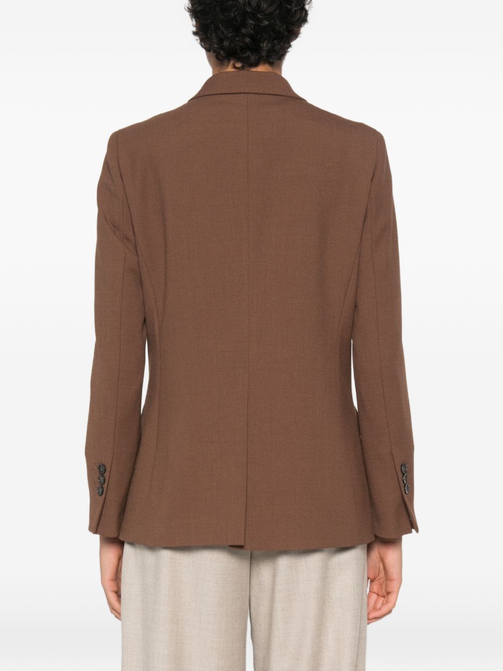 SEVENTY Giacca blazer doppiopetto marrone