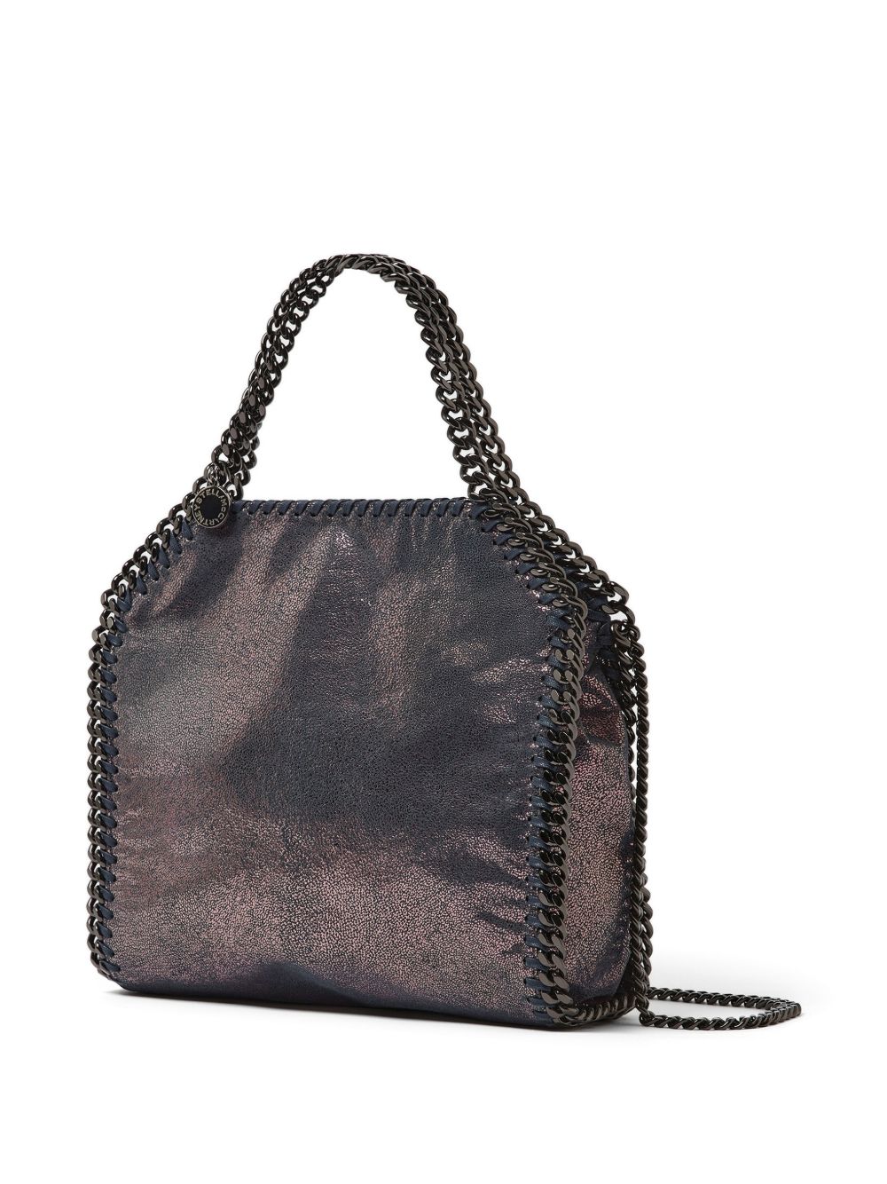 STELLA MCCARTNEY Borsa Tote Mini Falabella metallizzata<BR/>