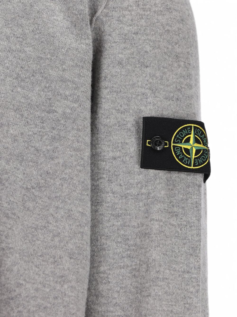 STONE ISLAND Polo in Lana Grigia