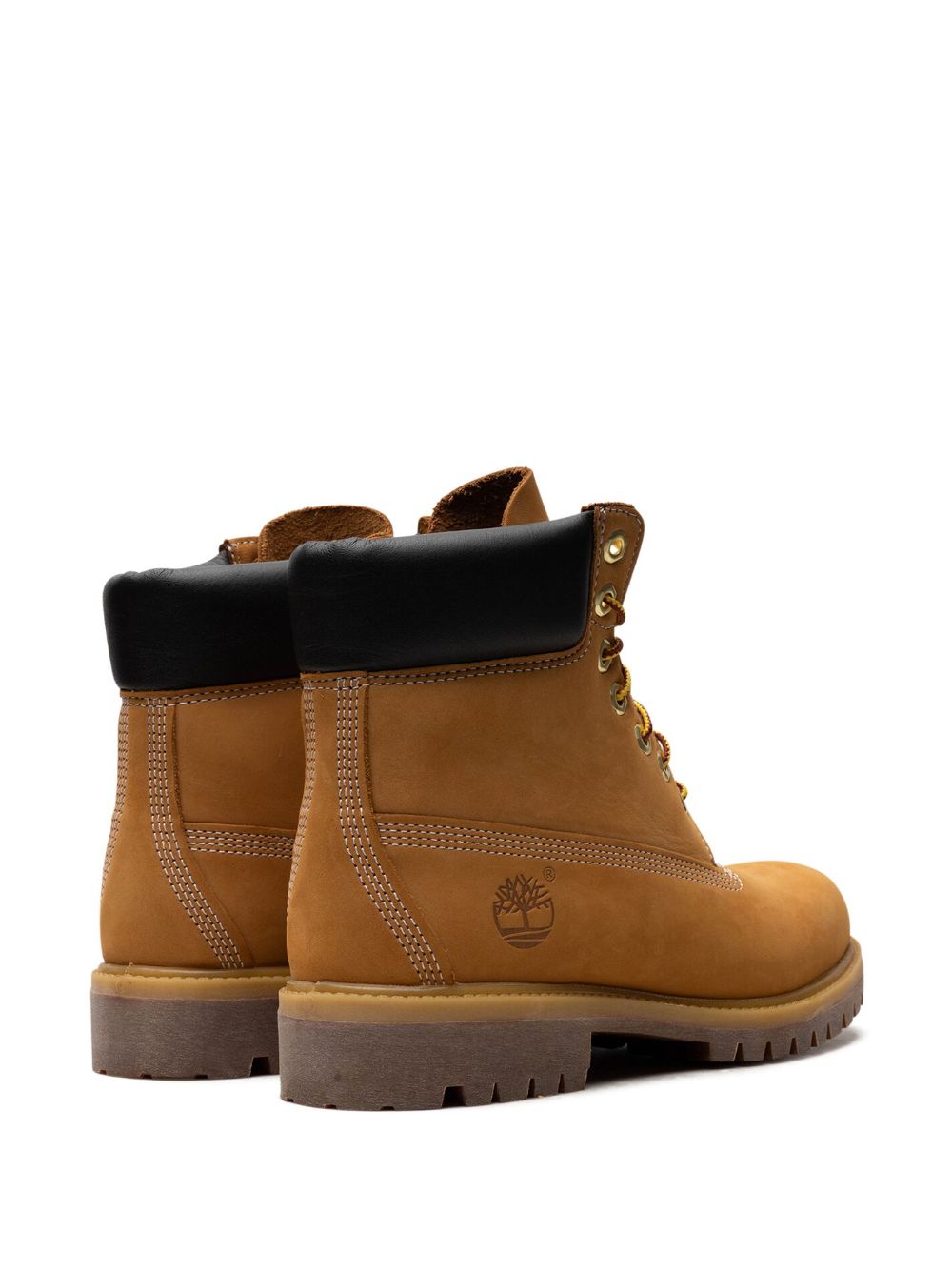 TIMBERLAND Stivaletto cammello in pelle con imbottitura sulla caviglia