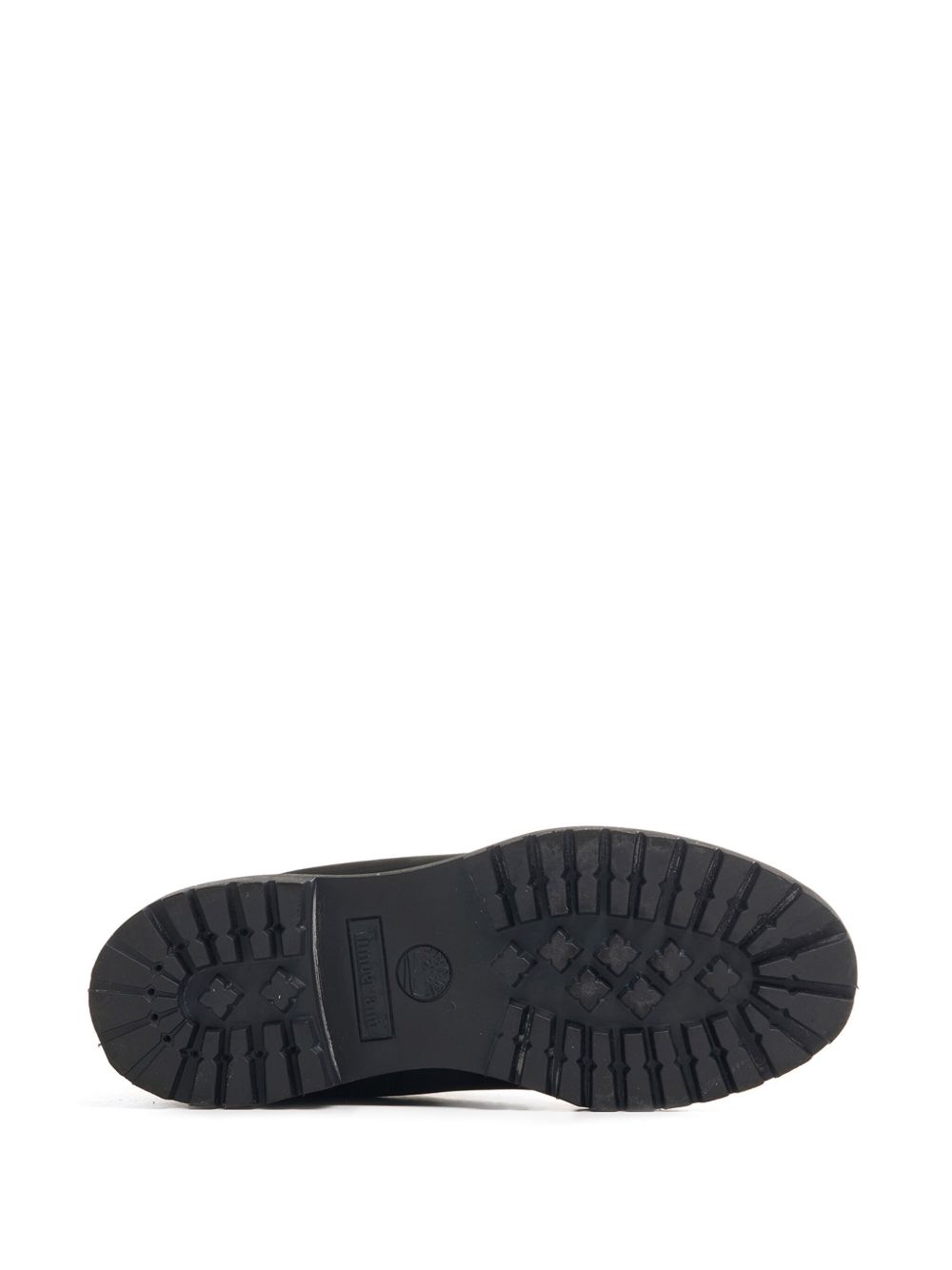 TIMBERLAND Stivaletto nero in pelle con imbottitura sulla caviglia