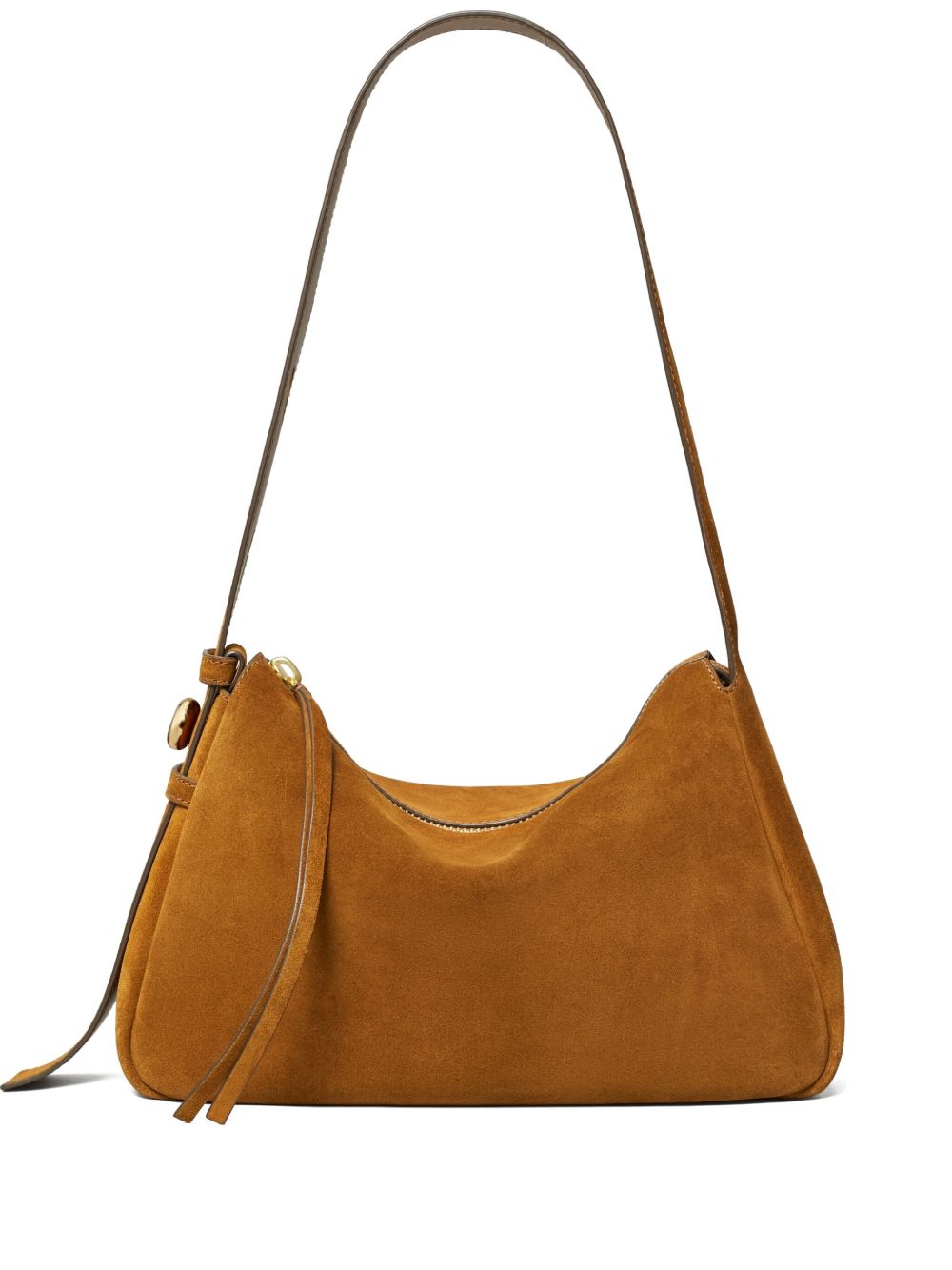 TORY BURCH Borsa a spalla Romy in suede con tracolla regolabile