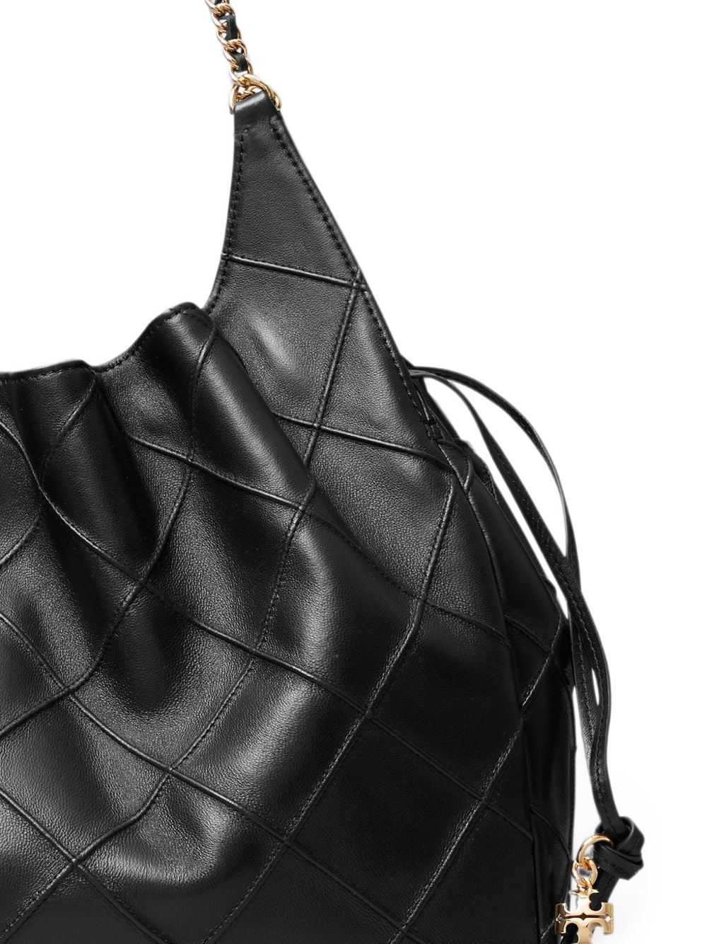 TORY BURCH Borsa shopping Fleming grande in pelle trapuntata con catena intrecciata