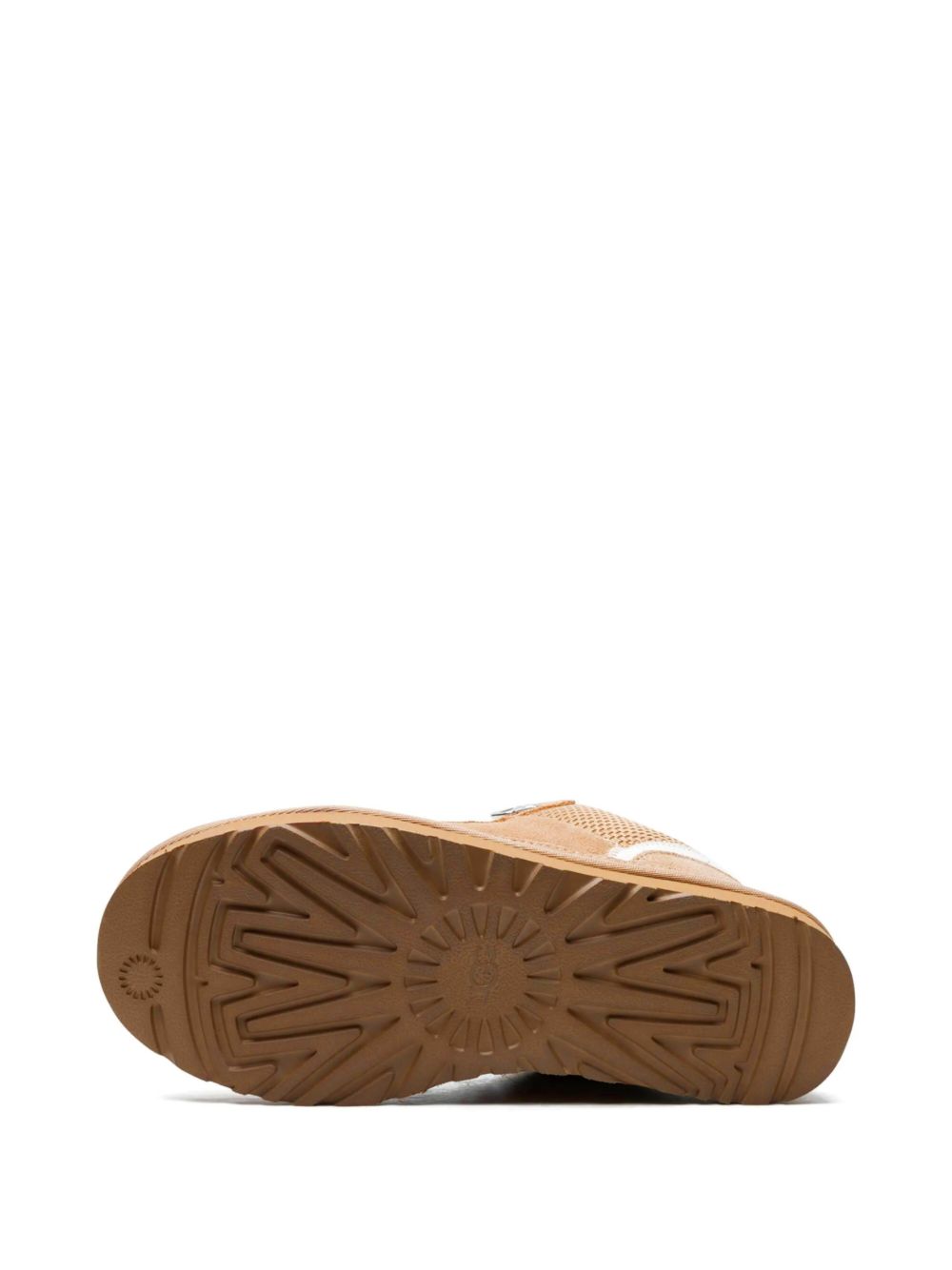 UGG Sneakers Lowmel color sabbia in pelle scamosciata e tessuto