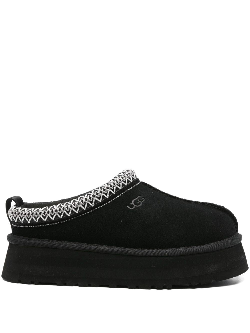 UGG Sabot Tazz II neri in camoscio con platform