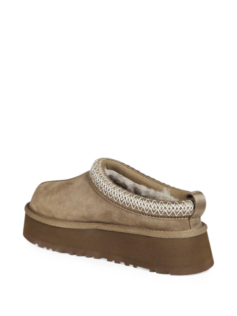 UGG Tazz II sabot in camoscio Light Bronze con platform