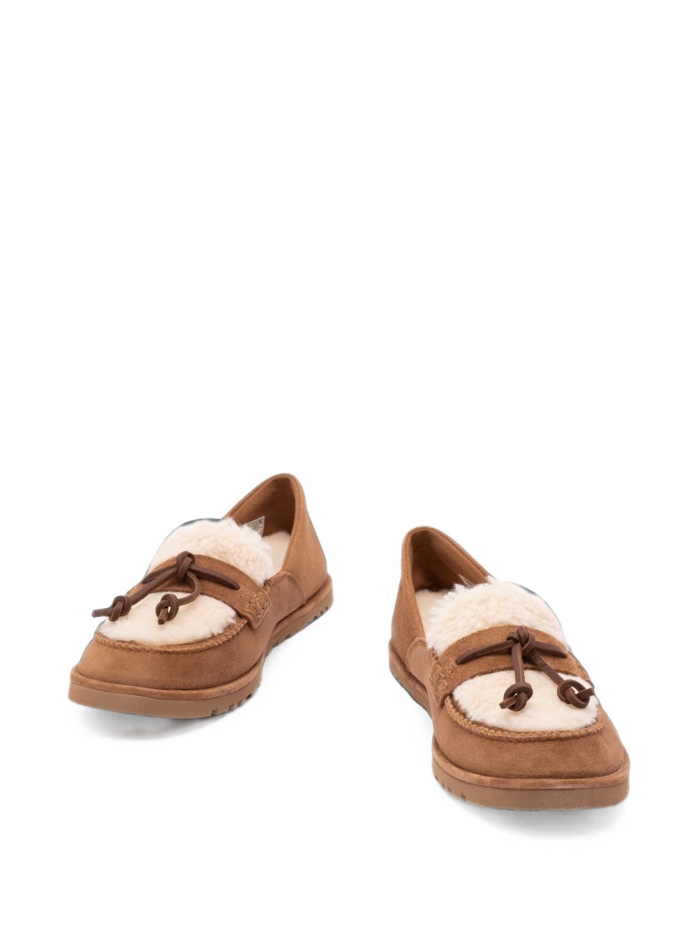 UGG Zora Loafer mocassino in camoscio beige