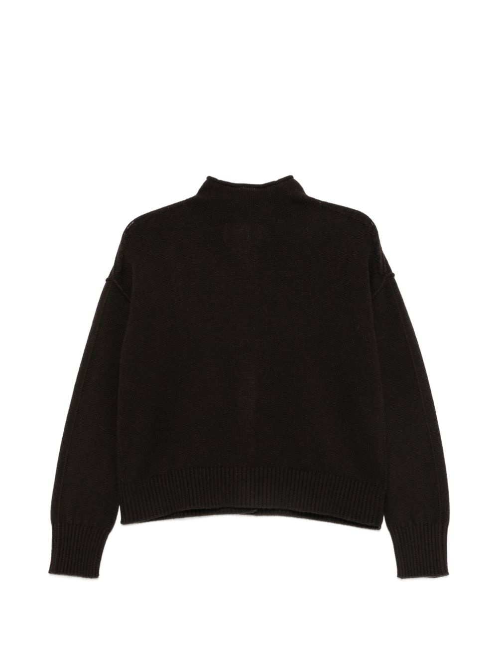 VANISE Cardigan Rosy in misto lana e cashmere color caffè Vanisè