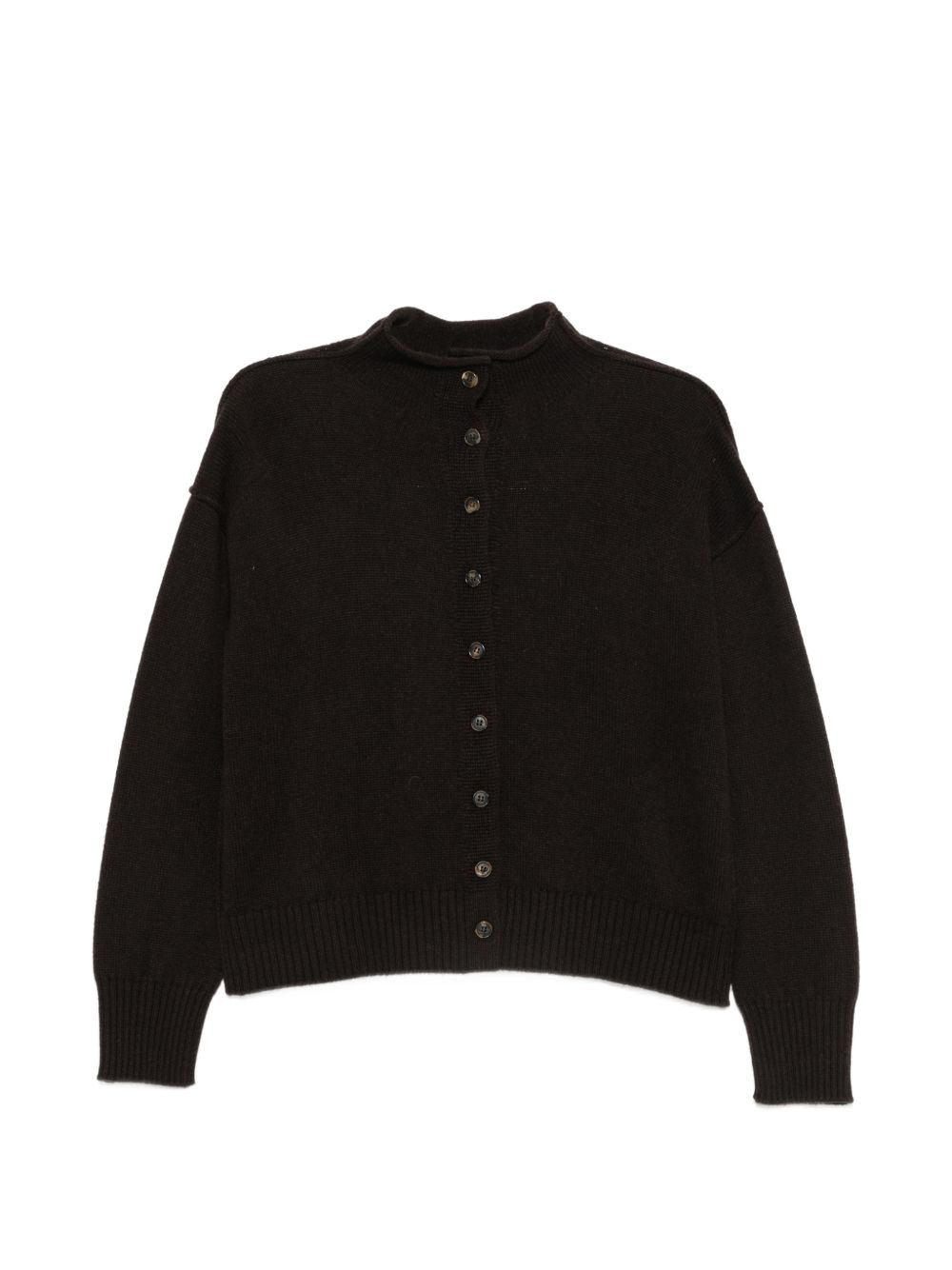 VANISE Cardigan Rosy in misto lana e cashmere color caffè Vanisè