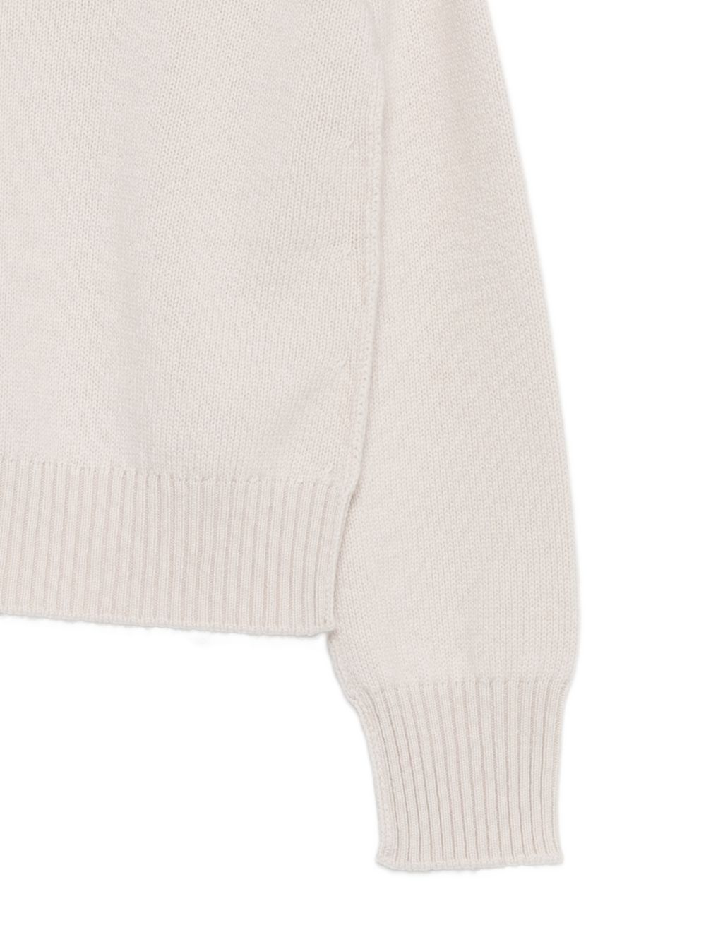 VANISE Cardigan Rosy in lana e cashmere color stucco