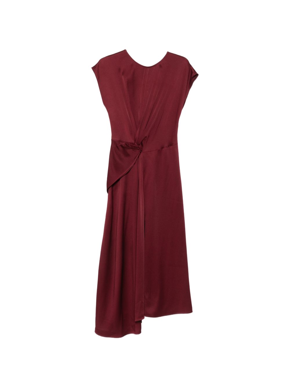 VICTORIA BECKHAM Abito bordeaux midi
