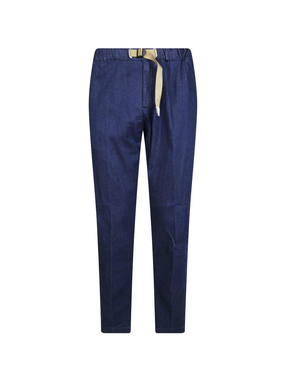 WHITE SAND Pantaloni in Cotone Stretch con Cintura