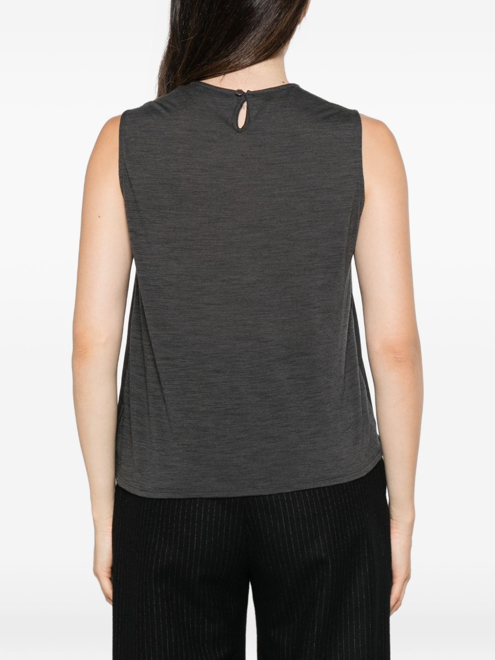 WHYCI Top grigio in maglia