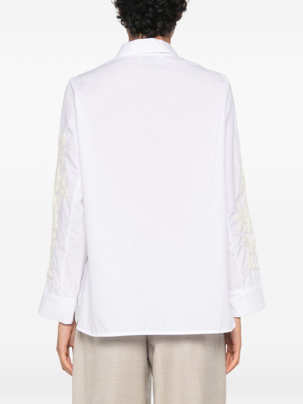 WHYCI Camicia bianca in cotone