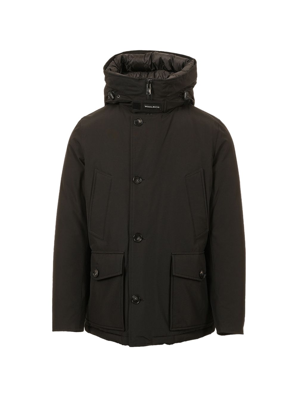 WOOLRICH Parka Nero con cappuccio