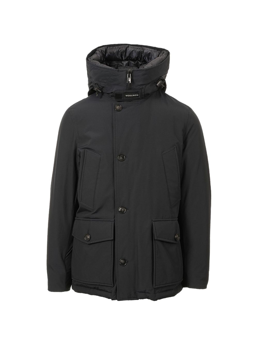 WOOLRICH Parka Blu in Misto Cotone