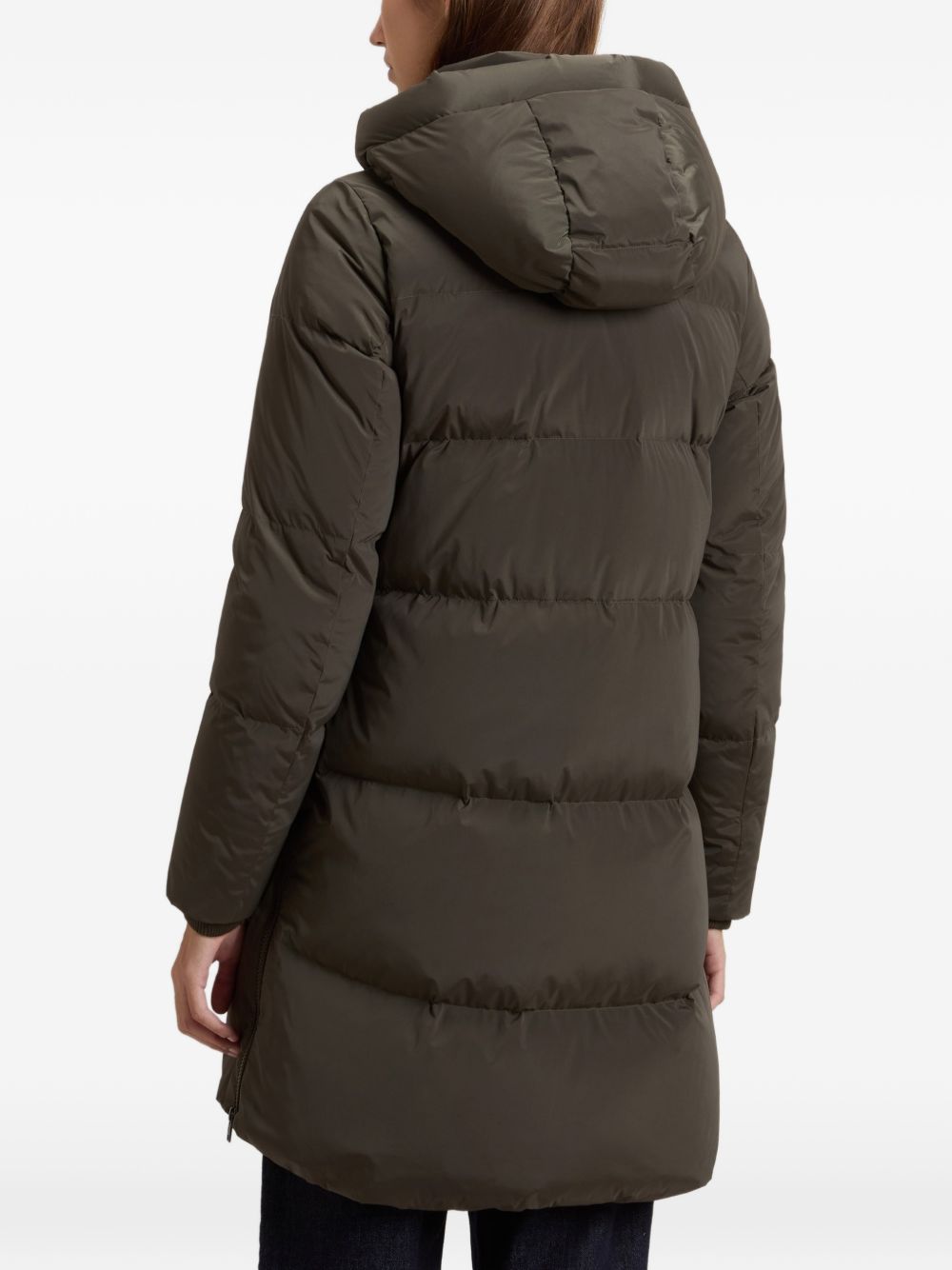 WOOLRICH Piumino Lungo Verde Oliva