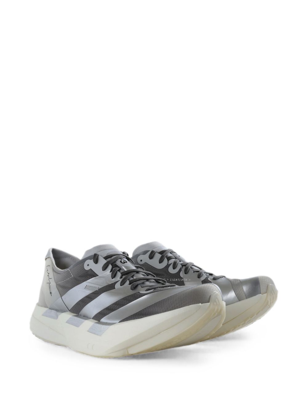 Y3 Sneakers Adios Pro 4 argento dal design tecnico