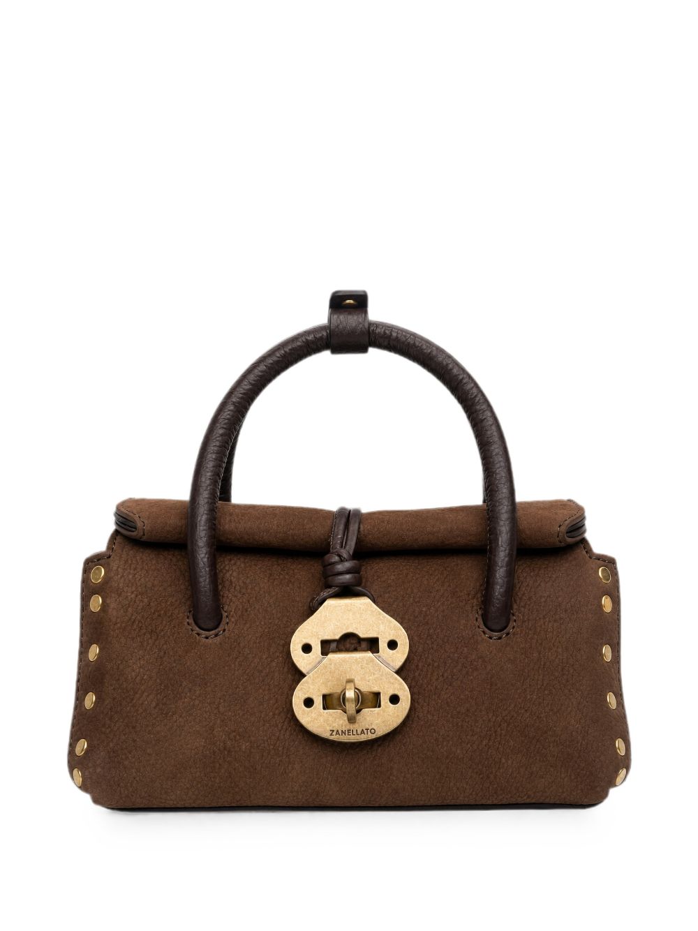 ZANELLATO Borsa Postina Baby in pelle con tracolla regolabile
