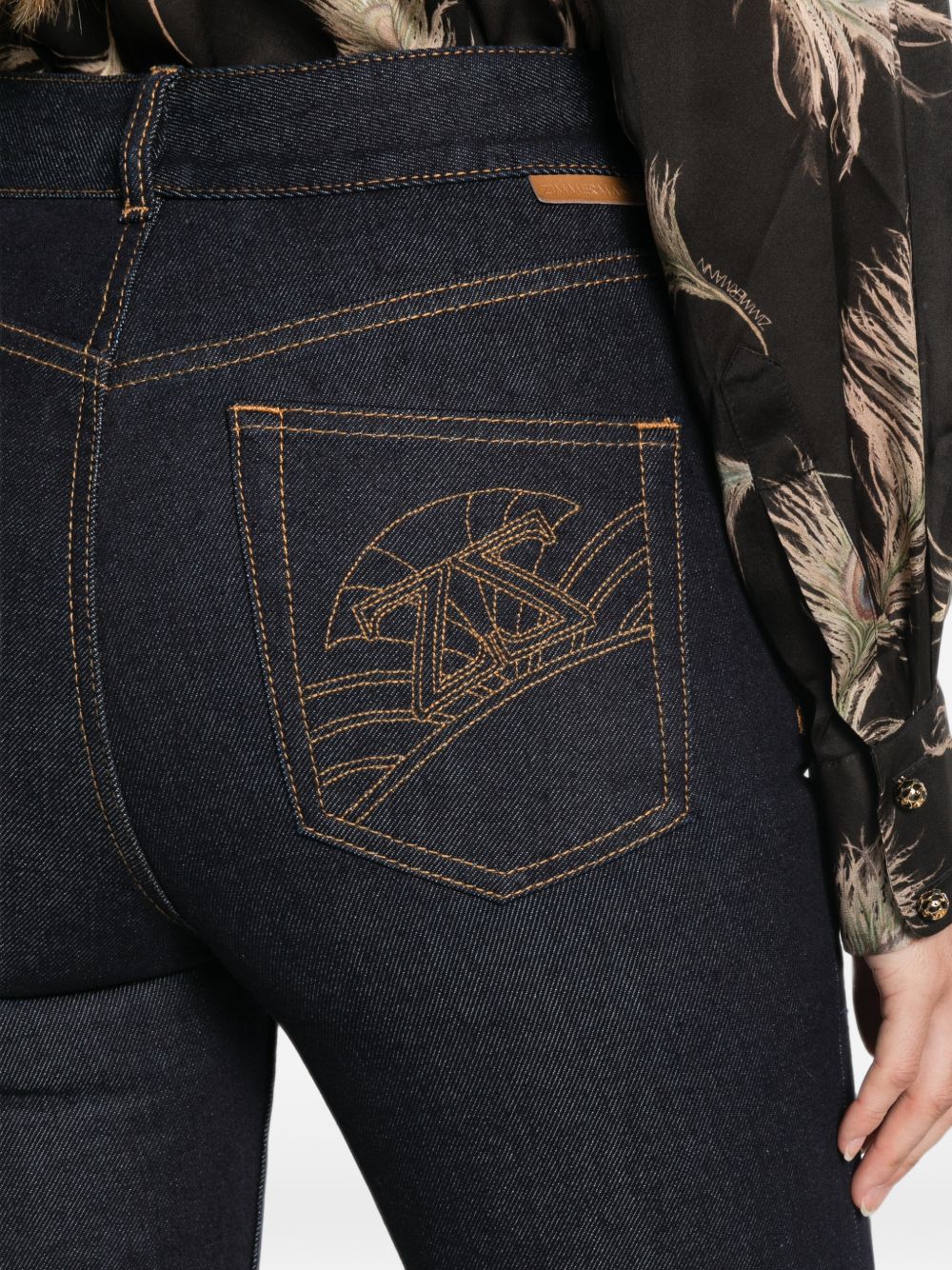 ZIMMERMANN Jeans in denim blu Ink