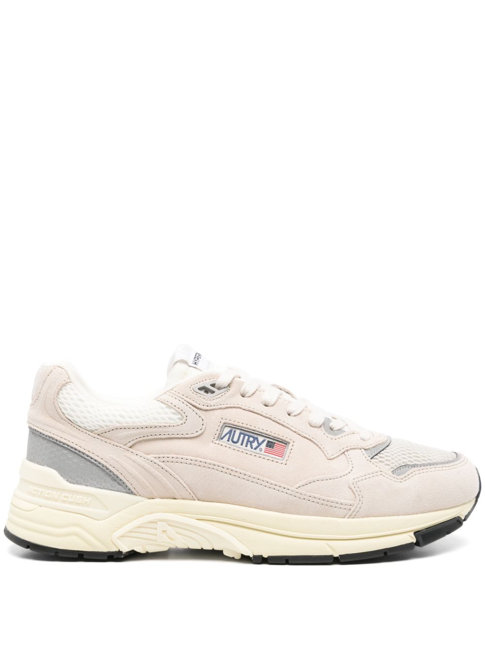 AUTRY Sneakers Medalist beige con inserti in suede