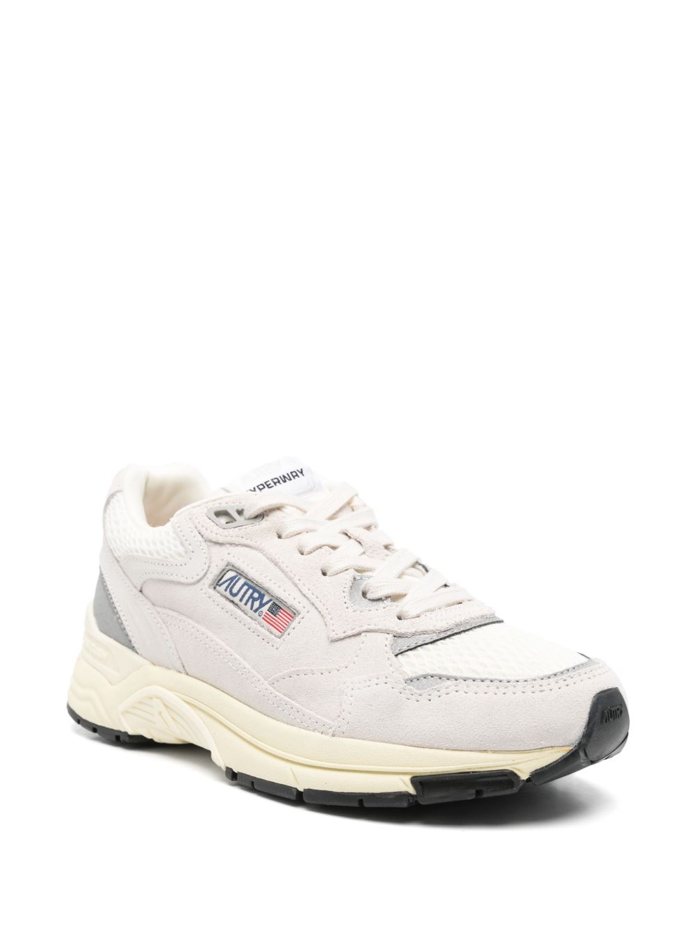 AUTRY Sneakers 'Hyperway Low' argento e nero