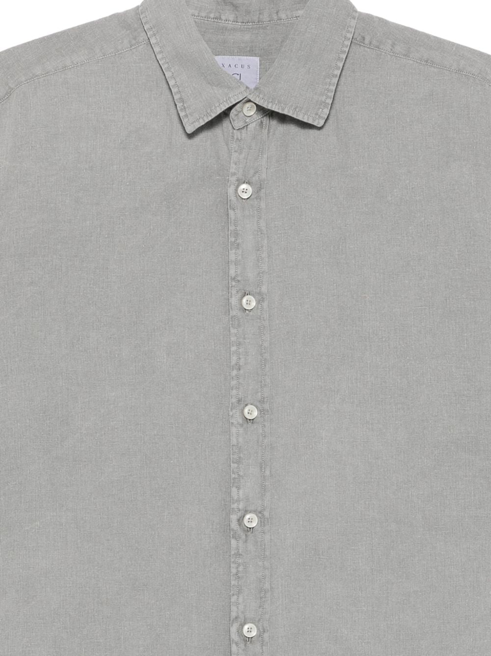 XACUS Camicia in lino grigia