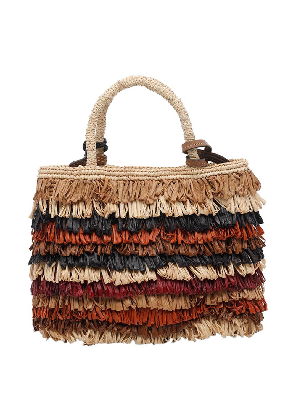 AFAR Borsa tote Small Keisha in rafia