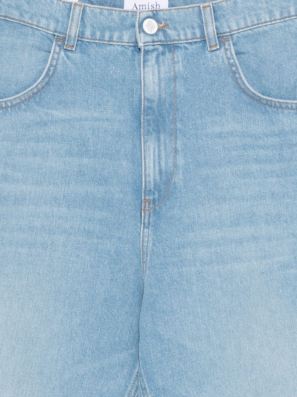 AMISH Bermuda in denim blu