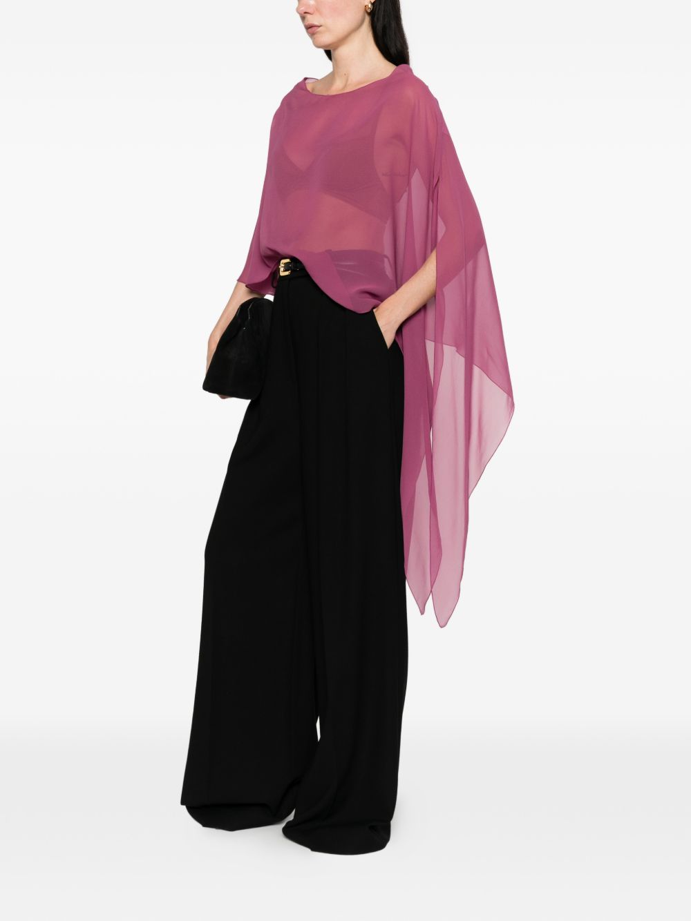 ANTONELLI Foulard coprispalle Melone color rosa scuro