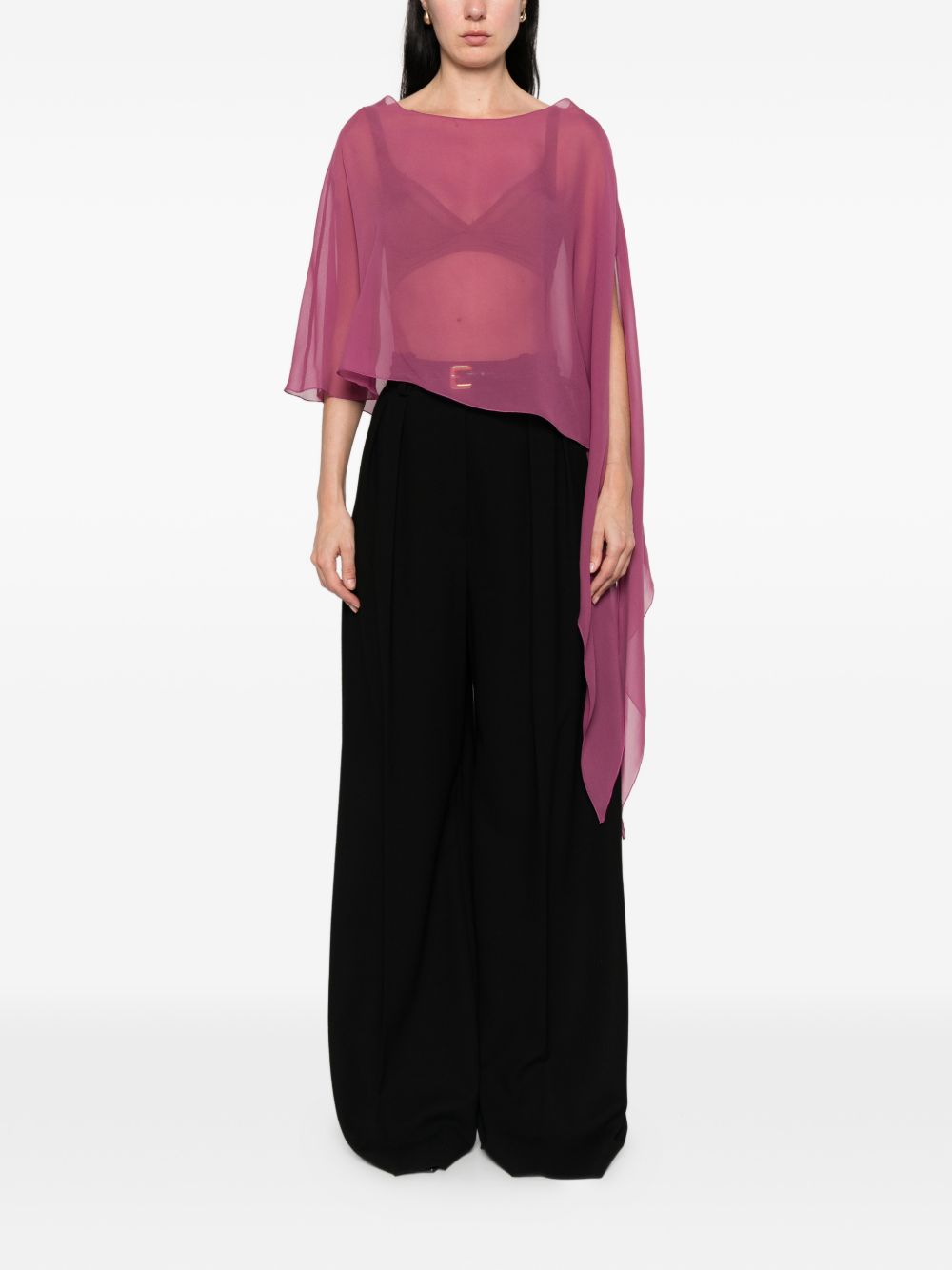 ANTONELLI Foulard coprispalle Melone color rosa scuro