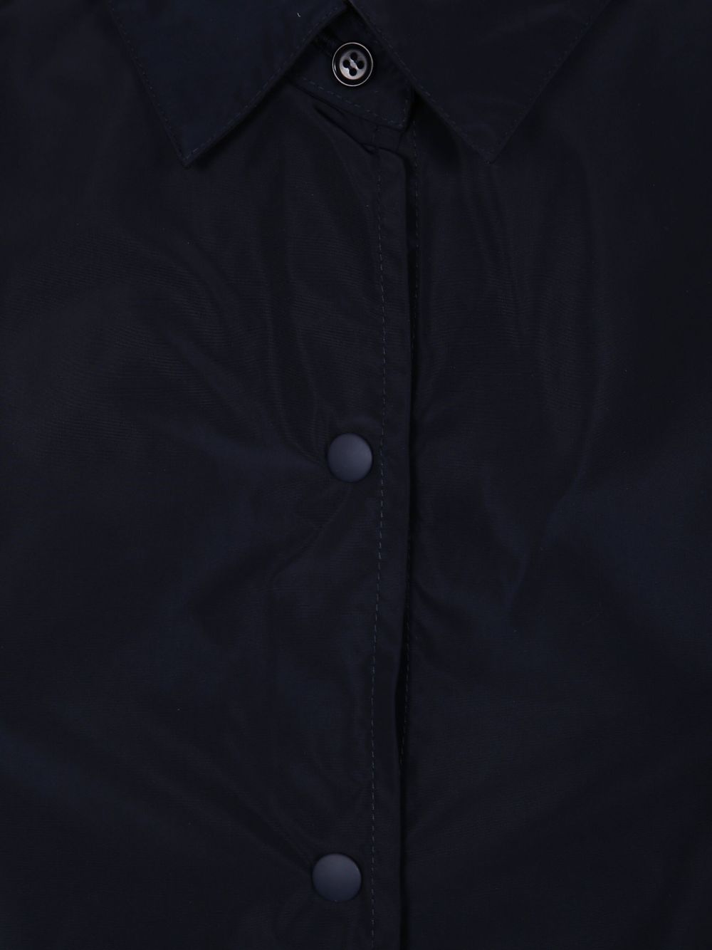 ASPESI Giacca-camicia in cotone blu navy