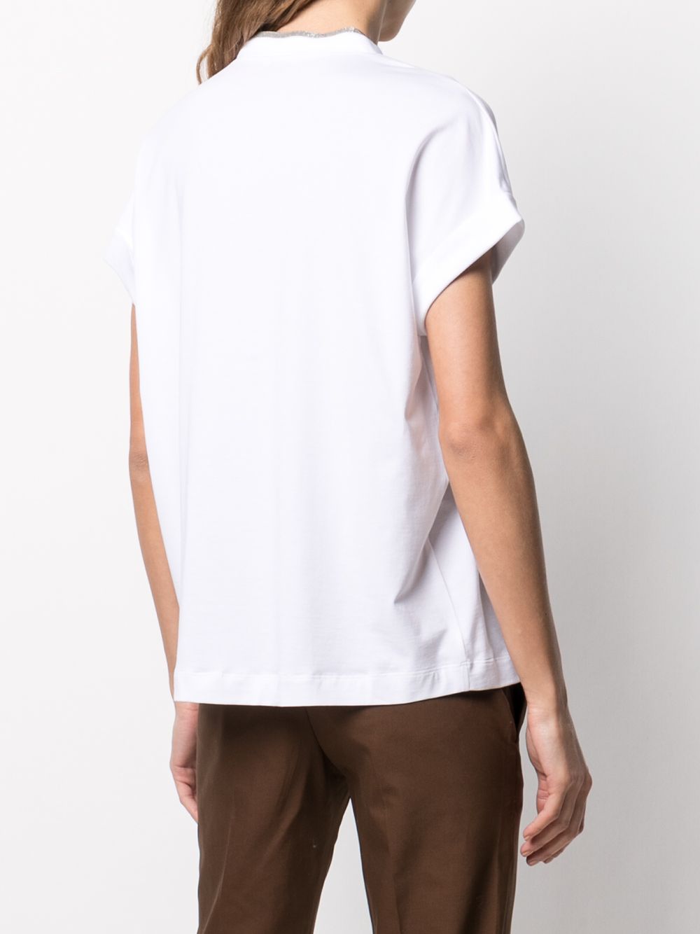 BRUNELLO CUCINELLI T-shirt con scollo a V